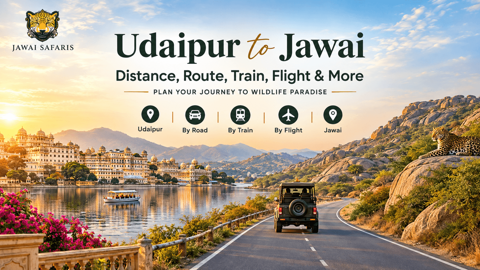 Udaipur to Jawai: Distance, Route, Train & Flight (2026)
